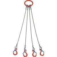 大洋製器工業 大洋 4本吊 ワイヤスリング 3.2t用×1.5m 4WRS 3.2TX1.5 1個 473-0453（直送品）
