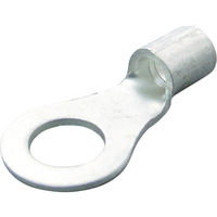 ニチフ端子工業 ニチフ 裸圧着端子 R形(100P)より線2.63~4.6 外寸12 R 3.5-5L 1パック(100個)（直送品）