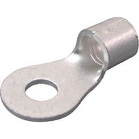 ニチフ 裸圧着端子 R形(100P) より線26.66~42.42 外寸22mm スタッド径6.4mm R 38-6 1パック(100個)（直送品）