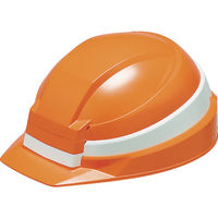 DICプラスチック DIC 折りたたみヘルメット オレンジ 白 IZANO AA13-O/W KP 1個 473-5765（直送品）
