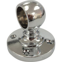 清水 NewHikari クロームブラケット Φ32 止 CR-B-32-ST 1個 475-6690（直送品）