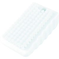 トラスコ中山 ツメブラシ HACCP対応 ホワイト TNB-H-W 1個 482-1157