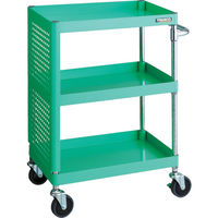TRUSCO ツールワゴン フェニックスワゴン 省音 600X400XH880 パネル付 ヤンググリーン PEW-963PL-YG 1台（直送品）