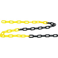トラスコ中山 TRUSCO プラチェーン 黄/黒 6MMX2M TPCB6-2YB 1本 488-8669（直送品）