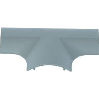 トラスコ中山 配線カバーコネクターフタ Tタイプ 幅60 TRD60T-IV 1個 488-9461