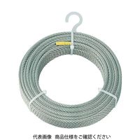 トラスコ中山 TRUSCO ステンレスワイヤロープ Φ4.0mmX200m CWS-4S200 1巻 489-1422（直送品）