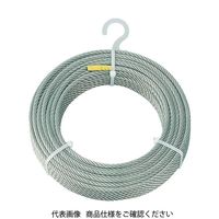 トラスコ中山 TRUSCO ステンレスワイヤロープ Φ6.0mmX20m CWS-6S20 1巻