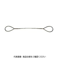トラスコ中山 TRUSCO Wスリング Bタイプ 片端シンブル入り 12mmX2m GRB 