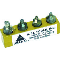スナップオン・ツールズ ATI カウンターシンクインテグラルパイロット3フルートセット ATI420D-4PC 1セット 490-2912（直送品）