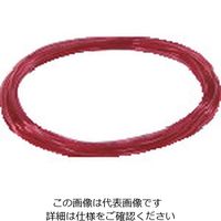 千代田通商 チヨダ TEタッチチューブ 12mm/20m クリアレッド TE-12-20 CR 1巻 491-8118（直送品）