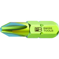 PB SWISS TOOLS PBスイスツールズ 1/4HEXプラスビット 刃先[[+]]0 全長25mm C6-190-0 1本(1個)（直送品）