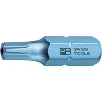 PB SWISS TOOLS PBスイスツールズ 1/4 HEXいじり止め付ヘクスローブビット C6-400B-15 1本(1個) 448-4169（直送品）