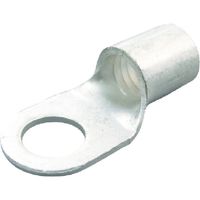 ニチフ端子工業 ニチフ 裸圧着端子 R形(50P)外寸28.5mmスタッド径10.5mm R 100-10 1パック(50個)（直送品）