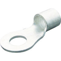 ニチフ 裸圧着端子 R形(100P) より線26.66~42.42 外寸22mm スタッド径10.5mm R 38-10（直送品）