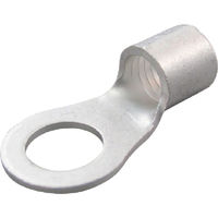 ニチフ 裸圧着端子 R形(100P) より線26.66~42.42 外寸22mm スタッド径13mm R 38-12 1パック(100個)（直送品）