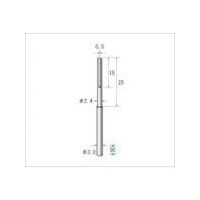 ナカニシ ペーパーマンドレール 10本入 軸φ3 37113 1パック(10本) 476-4919（直送品）
