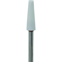 ナカニシ 軸付砥石 10本入 テーパー型 φ上3下6×19×軸φ3 WA #120 42535 1パック(10本) 476-5770（直送品）