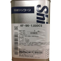 信越化学工業 信越 シリコーンオイル1000CS 1kg KF96-1000CS-1 1缶 492-1356（直送品）