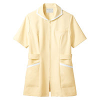 住商モンブラン ナースジャケット（半袖） 医療白衣 レディス コーラル/白 S 73-1988 1枚（直送品）