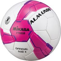 ミカサ(MIKASA) サッカー5号貼り 検定球 ピンク/紫 FT552BPV 2個（直送品）