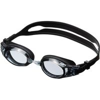 ＡＱＡ（エーキューエー） ユニセックス スイミングゴーグル ウォーターランナーワイドクリック KM1633 スモーク(6000)  5個（直送品）