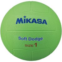 ミカサ(MIKASA) ソフトドッジ1号 ゴム 薄緑 STD1SRLG 3個（直送品）