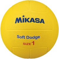 ミカサ(MIKASA) ソフトドッジ1号 ゴム 黄 STD1SRY 3個（直送品）