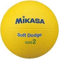 ミカサ(MIKASA) ソフトドッジ2号 ゴム 黄 STD2SRY 3個（直送品）