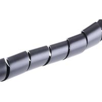 スパイラルチューブ Thomas & Betts ポリエチレン 黒 7TCG054090R0224 SRPE-19-0 1ロット(10m)（直送品）