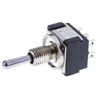 knitterーswitch トグルスイッチ， DPDT， パネルマウント， OnーOnーOn， MTE 206 PA 1個（直送品）