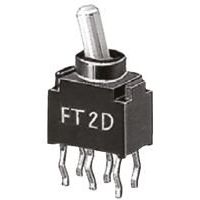 knitterーswitch トグルスイッチ， DPDT， PCB， ラッチ， FT 2 D 1個（直送品）