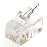 MH Connectors RJ22コネクタ， オス， ケーブルマウント， MHRJ114P4CR 1ロット(5個)（直送品）