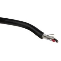 Belden ツイストケーブル/マルチペアケーブル，，ペア数:1，黒，152m 8451 010500 1リール(152m)（直送品）