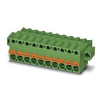 Phoenix Contact 基板用端子台， FKCT 2.5/ 9ーSTFシリーズ， 5mmピッチ ， 9極， 緑 1909472（直送品）
