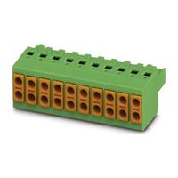 Phoenix Contact 基板用端子台， TVFKC 1.5/ 5ーSTシリーズ， 5mmピッチ ， 5極， 緑 1713868（直送品）