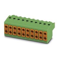 Phoenix Contact 基板用端子台， TVFKC 1.5/10ーSTシリーズ， 5mmピッチ ， 10極， 緑 1713910（直送品）
