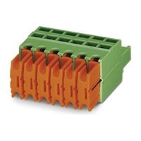 Phoenix Contact 基板用端子台， QC 1/ 6ーSTーBUSシリーズ， 5mmピッチ ， 6極， 緑 1921719（直送品）