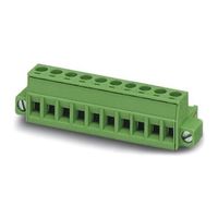 Phoenix Contact 基板用端子台， MSTB 2.5 HC/ 9ーSTFシリーズ， 5mmピッチ ， 9極， 緑 1912142（直送品）