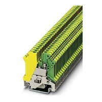 Phoenix Contact アースブロック スクリュー USLKG 3 Nシリーズ， 3000611 1箱(50個)（直送品）