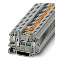 Phoenix Contact ナイフ遮断ターミナル台 スクリュー UT 4ーTWINーMT P/Pシリーズ， 20A， 3064014（直送品）