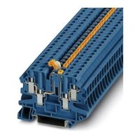 Phoenix Contact ナイフ遮断ターミナル台 スクリュー UT 4ーQUATTROーMT BUシリーズ， 20A， 3073050（直送品）