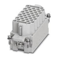 フエニックス・コンタクト コンタクトインサート HCーBBB 40ーEBUCシリーズ，40P+E 1409930 1個（直送品）