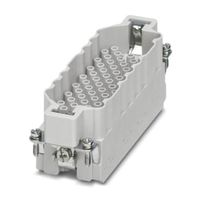 フエニックス・コンタクト コンタクトインサート HEAVYCON BBB64シリーズ，64P+E 1409901 1個（直送品）