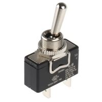 Arcolectric Switches トグルスイッチ， SPST， パネルマウント， ラッチ， C3900BAAAA 1個（直送品）