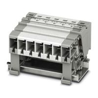 Phoenix Contact DINレールコネクタ プラグイン PPC 6ーNS/1ーLシリーズ， 41A， 3000689（直送品）