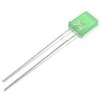 Kingbright LED 緑 スルーホール実装 長方形 L