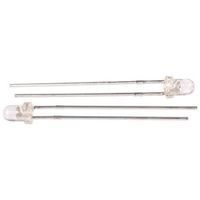 LED， 緑， スルーホール実装， 3 mm 砲弾型 (Tー1)， Lー34CGCK 1ロット(50個)（直送品）