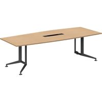 【組立設置込】コクヨ WT-400 抗菌 ボート形 コンセント 幅2400×奥行1200mm W40-BP2412CV-6AU11 1台（直送品）