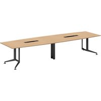 【組立設置込】コクヨ WT-400 抗菌 ボート形 コンセント 幅3600×奥行1200mm W40-BP3612CV-6AU11 1台（直送品）