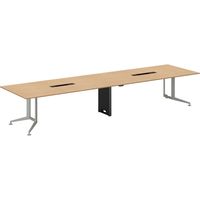 【組立設置込】コクヨ WT-400 抗菌 角形 コンセント 幅4000×奥行1200mm W40-KP4012CV-S1U11 1台（直送品）